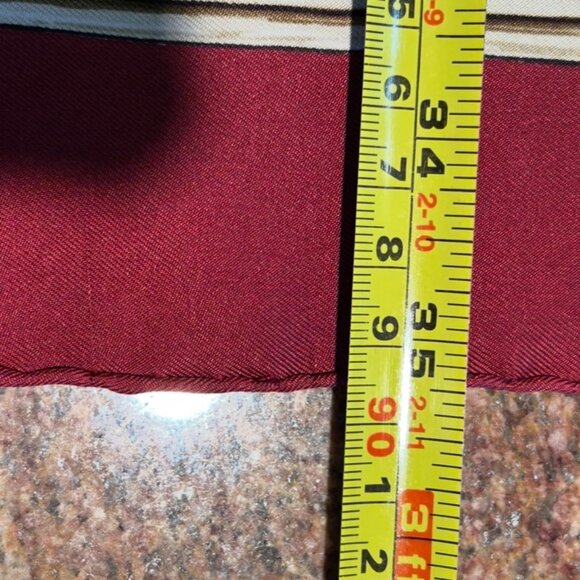 Vintage Hermes Etriers Silk Scarf Crimson and Gold by Françoise de la Perriere - Picture 14 of 15